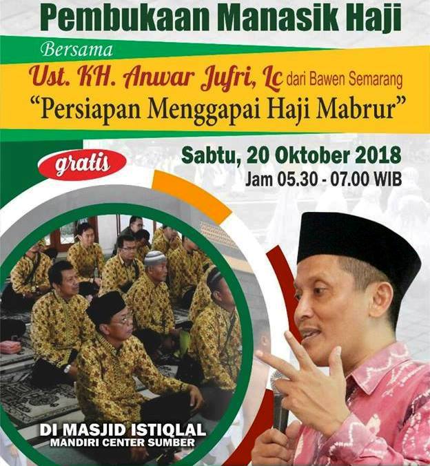 20 Oktober, KBH Mandiri Gelar Manasik Haji Kolosal Gratis