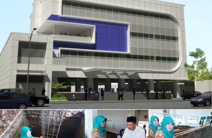 Peletakan Batu Pertama, STMIK Sinus Mulai Bangun Gedung Utama 3 Lantai