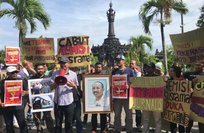 Jurnalis Bali Tuntut Presiden Cabut Remisi Bagi Pembunuh Wartawan