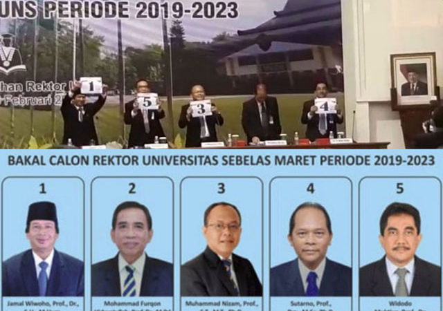 5 Kandidat Rektor UNS Sampaikan Visi Misi