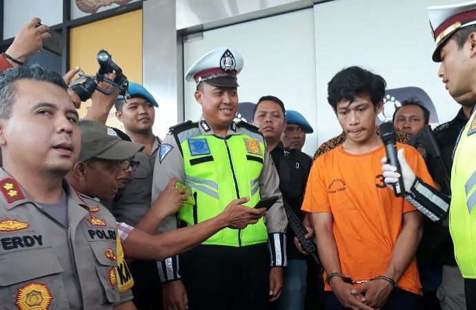 Motor yang Dirusak Pemuda Saat Ditilang Ternyata Hasil Penipuan