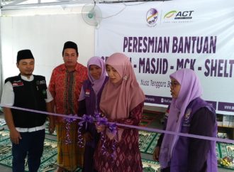 Milad ke-19,  Salimah Resmikan Huntara Lombok