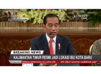 Kalimantan Timur Resmi Jadi Lokasi Baru Ibukota Negara
