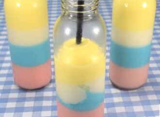 Resep Pudot (Puding Sedot) Pelangi Agar Si Kecil Betah di Rumah