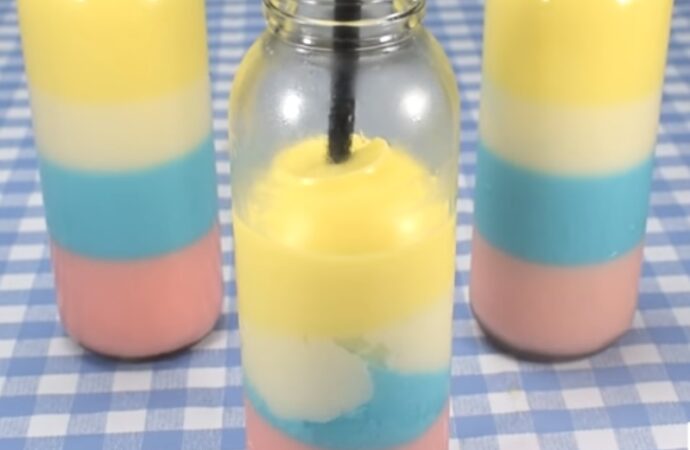 Resep Pudot (Puding Sedot) Pelangi Agar Si Kecil Betah di Rumah
