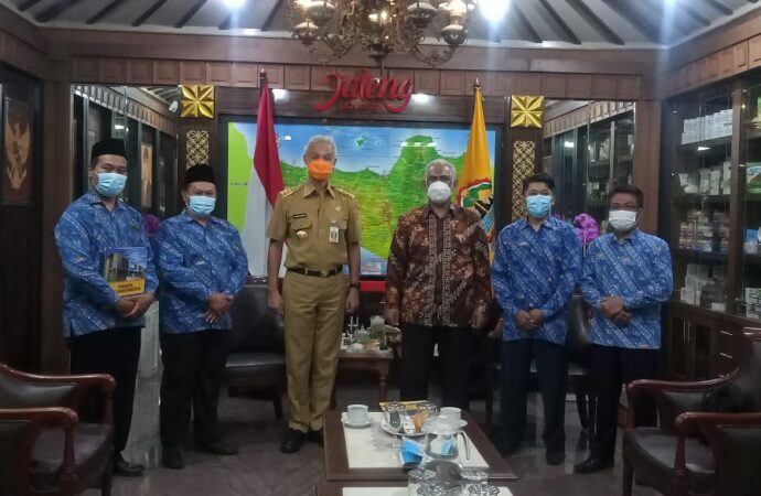 Panitia Munas V JSIT Indonesia Sowan Gubernur Jateng, Ganjar: “Kokohkan Pendidikan Karakter”