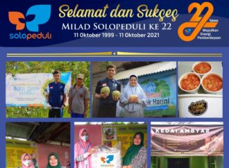 Milad 22 Tahun SOLOPEDULI, Sinergi Wujudkan Pemberdayaan