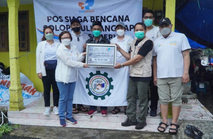PT Pan Brothers Gandeng SOLOPEDULI Salurkan Bantuan untuk Relawan TNI & Penyitas Erupsi Gunung Semeru