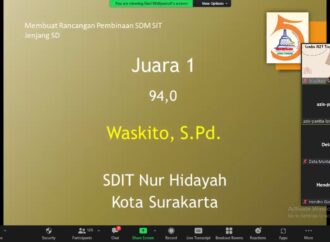 JSIT Kota Surakarta Juara Umum Lomba Siswa, Guru, dan Kepala Sekolah Tingkat Provinsi Jawa Tengah