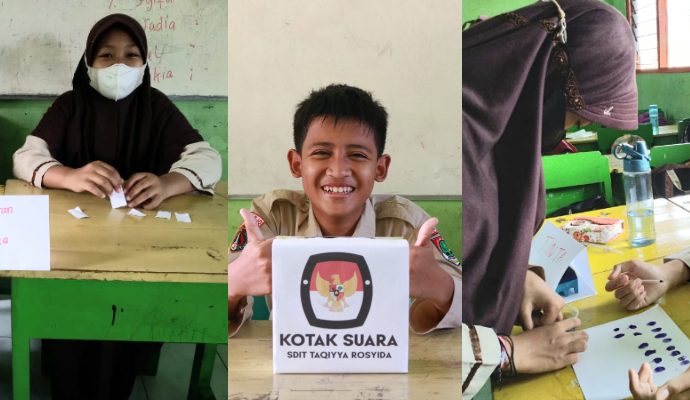Unik, SDIT Taqiyya Rosyida Gelar Pemilihan Ketua Kelas Layaknya Pemilu