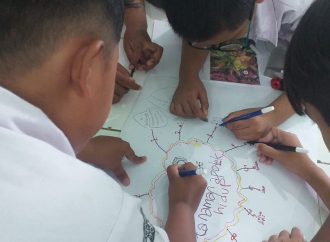 Asah Kemampuan Literasi, Murid SDIT Nur Hidayah Diajak Buat Mind Mapping