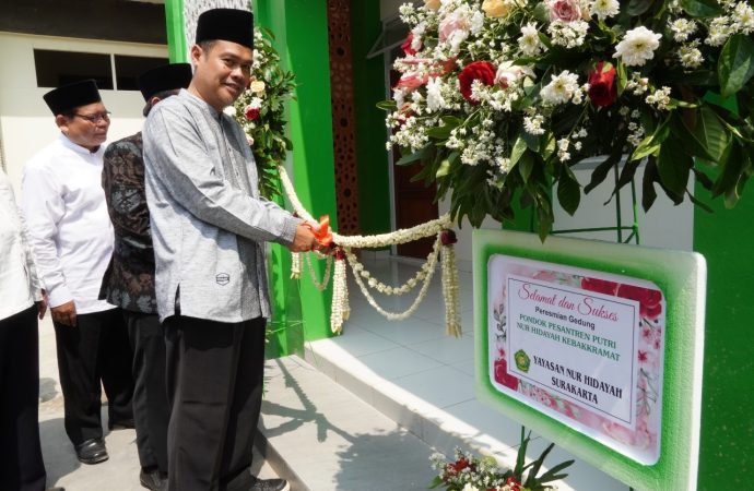 Yayasan Nur Hidayah Surakarta Resmikan Gedung Ponpes Putri Nur Hidayah Kebakkramat