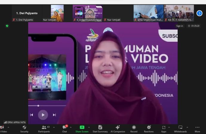 JSIT Jateng Umumkan Juara Lomba Video Paduan Suara dan Senam Anak Indonesia Hebat di Momen Hari Guru Nasional 2025