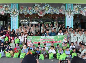 OSIS SMAIT Nur Hidayah Gandeng LAZ Nur Hidayah Ajak Anak Yatim-Duafa Belanja Bersama