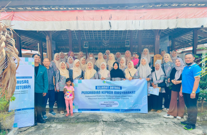 Atasi Nyeri Leher: Tim Pengabmas Fisioterapi Poltekkes Kemenkes Surakarta Edukasi Warga Boyolali Pakai Myofascial Release